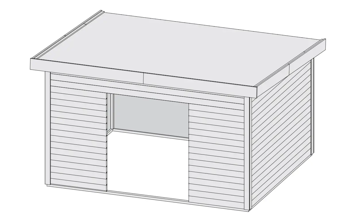 HORNBACH 31271 Garden Shed Karibu