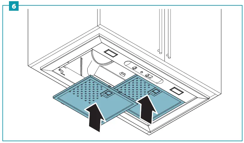 falmec FISAB22B3SS1 22 Inch Stainless Steel Convertible Under Cabinet - 9