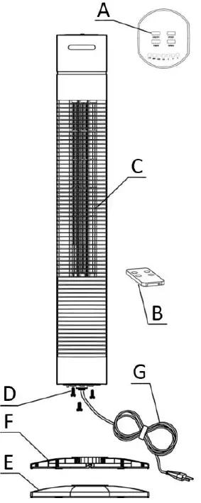 emerio TFN-123015.3 Tower Fan 01