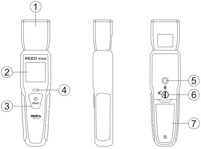 REED R1640 Thermocouple Thermometer - Description