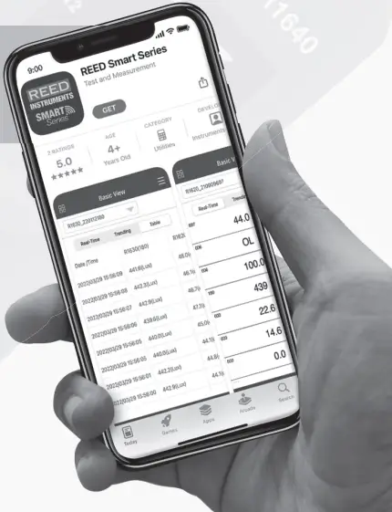 REED R1640 Thermocouple Thermometer - Smart Series App