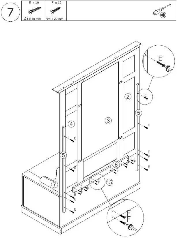 FUFU-GAGA-LJY-KF020339-01-Modern-4 Hooks-Hall-Tree-with-Mirror-and-Large-Storage-12