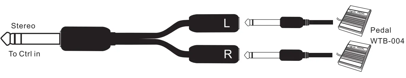 NUX CORE Series Loop Station Loop Pedal - cable