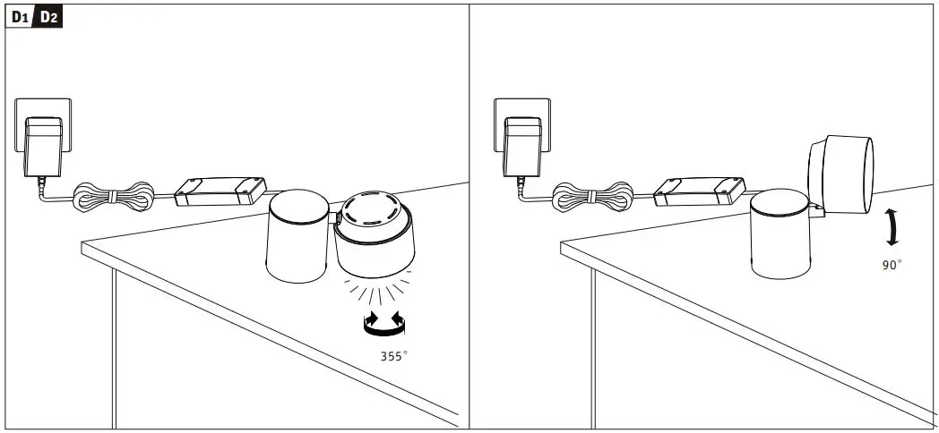 Paulmann 797.81 LED Table Luminaire Instruction Manual - Fig D