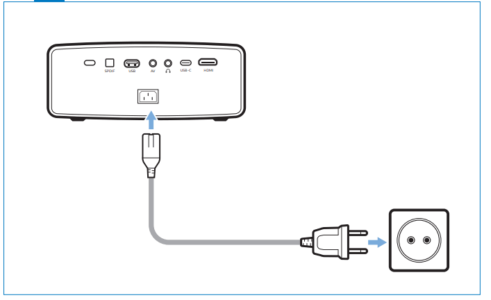 PHILIPS NPX644 NeoPix Ultra 2TV+ Home Projector - Power
