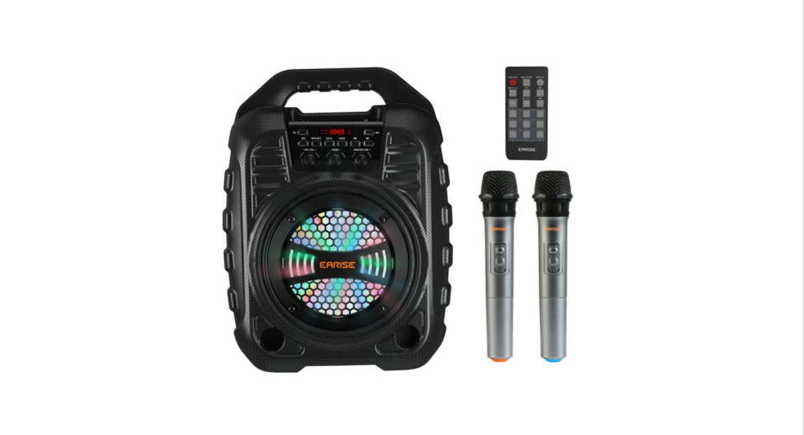 Earise T26 Pro Karaoke Machine With 2 Wireless Microphones Instructions Earise T26 Pro Karaoke Machine With 2 Wireless Microphones Instructions