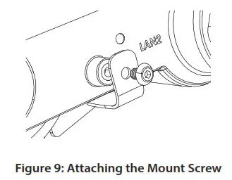 D-Link AC1200 Wave 2 Outdoor Access Point DAP-3666 - Securing the Mount Screw