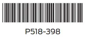 SCHLAGE FBE479AACENLAT625 Sense Century Touchscreen Smart Deadbolt Installation Guide - Bar Code