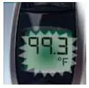 BRAUN PRO 4000 ThermoScan Ear Thermometer User Manual - If the probe has been fitted correctly into the ear canal