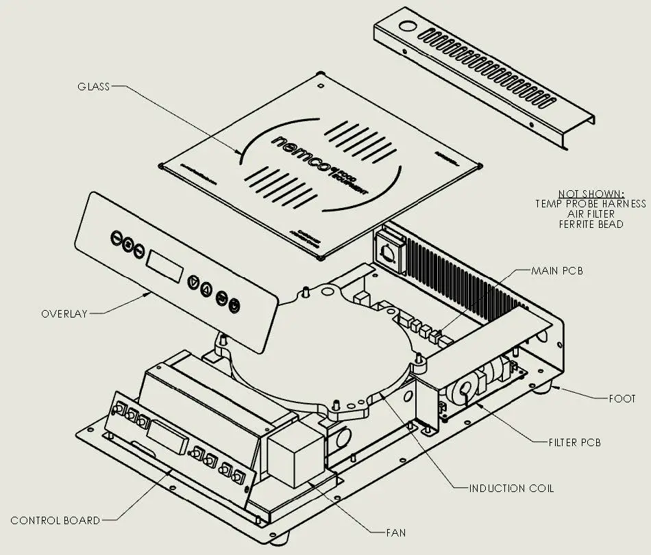 nemco 9130A Portable Induction Ranges fig2