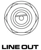 NUX AC 80 Stageman II Acoustic Amplifier - LINE OUT jack