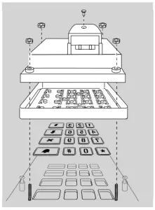 Mounting D21x Keypad