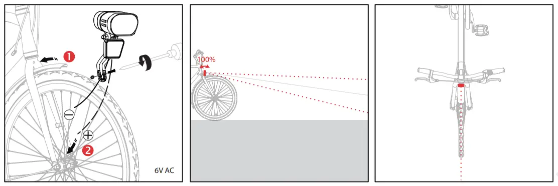 spanninga Axendo 40 Dynamo Front Light - fig