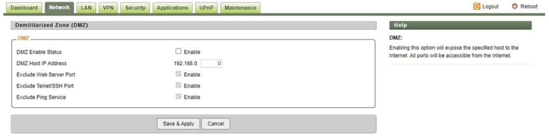 Global telecom TITAN4000 LTE Outdoor CPE - DMZ
