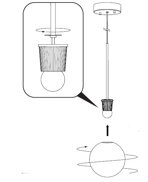 Pablo 94124 120-240V Canopy Type A Bola Sphere-5