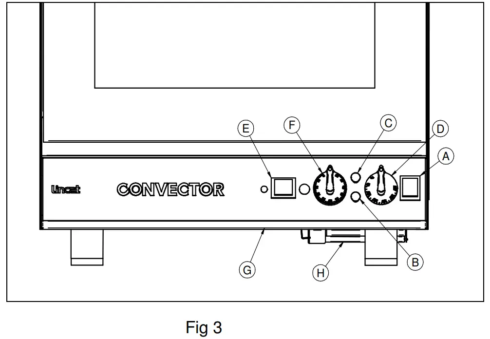 Lincat CO133M Electric Convection Oven - fig 3