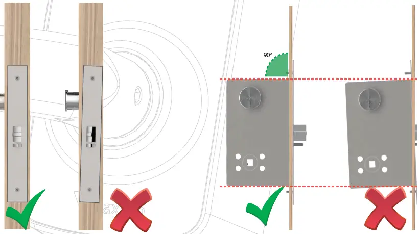 Paxton APN-1181-US PaxLock Pro - Mortise fig 2