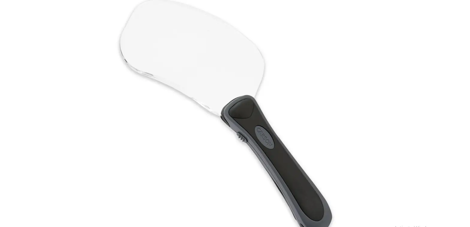 Carson Rm-77 2x Power Led Lighted Rimless Magnifier Instruction Manual