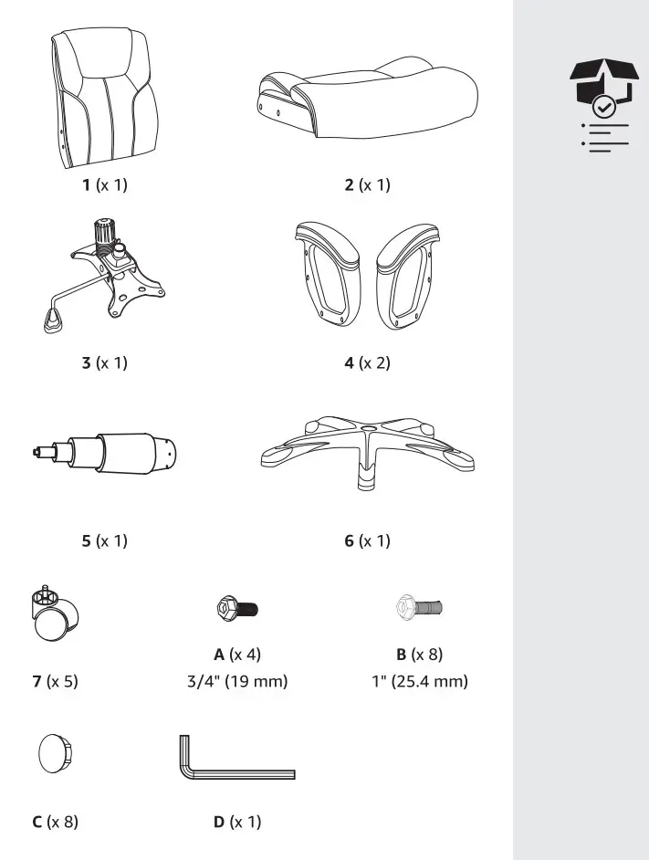 amazon basics GF 80293H Executive Home Office Desk Chair-fig1