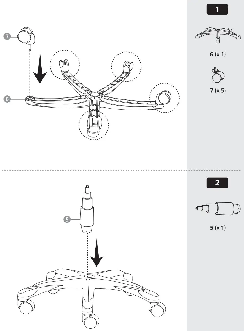 amazon basics GF 80293H Executive Home Office Desk Chair-fig2