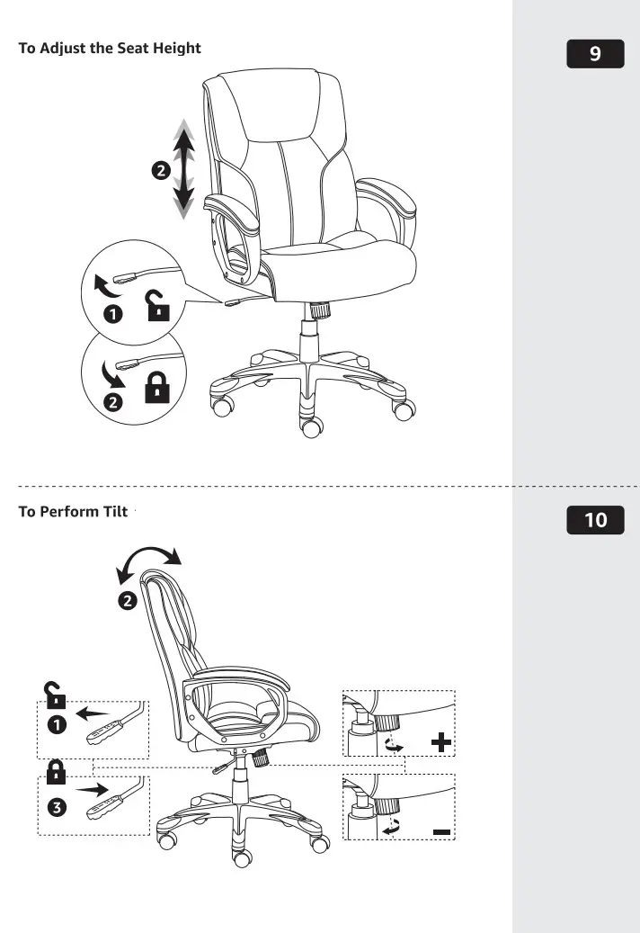 amazon basics GF 80293H Executive Home Office Desk Chair-fig6