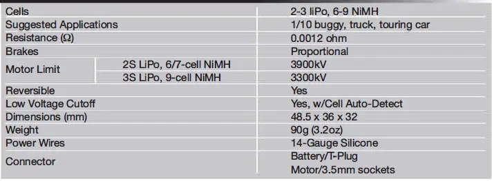 REEDY POWERED SC600-BL Sensorless Brushless ESC 3