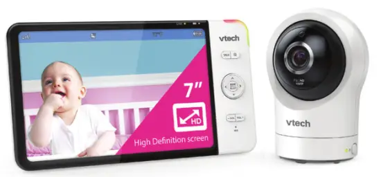 vtech RM7764HD 7 Inch Smart Wi Fi 1080p Pan and Tilt Monitor