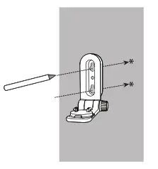 vtech RM7764HD 7 Inch Smart Wi Fi 1080p Pan and Tilt Monitor - bracket