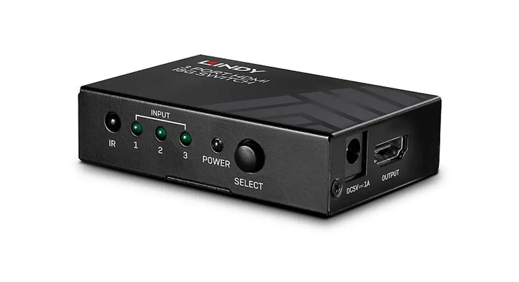 Lindy 38232-3 3 And 5 Port Hdmi 18g Switch User Manual Lindy 38232-3 3 And 5 Port Hdmi 18g Switch User Manual
