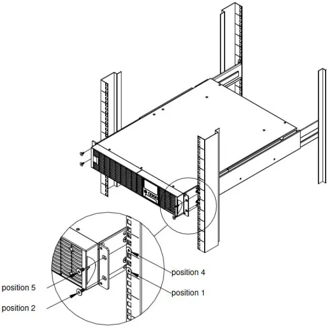 CyberPower Smart App online UPS - Adjust rackmount rails to fit your rack