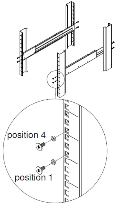 CyberPower Smart App online UPS - Adjust rackmount rails to fit your rack