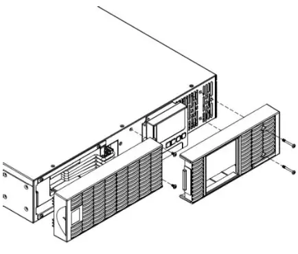 CyberPower Smart App online UPS - Remove the front panels