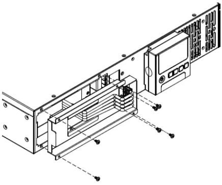 CyberPower Smart App online UPS - Remove the retaining screws