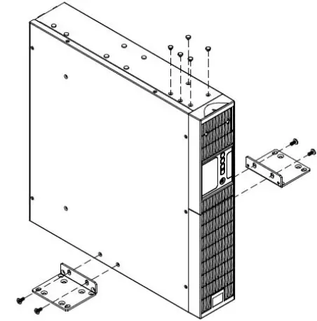 CyberPower Smart App online UPS - UNPACKING-Attach the base stands