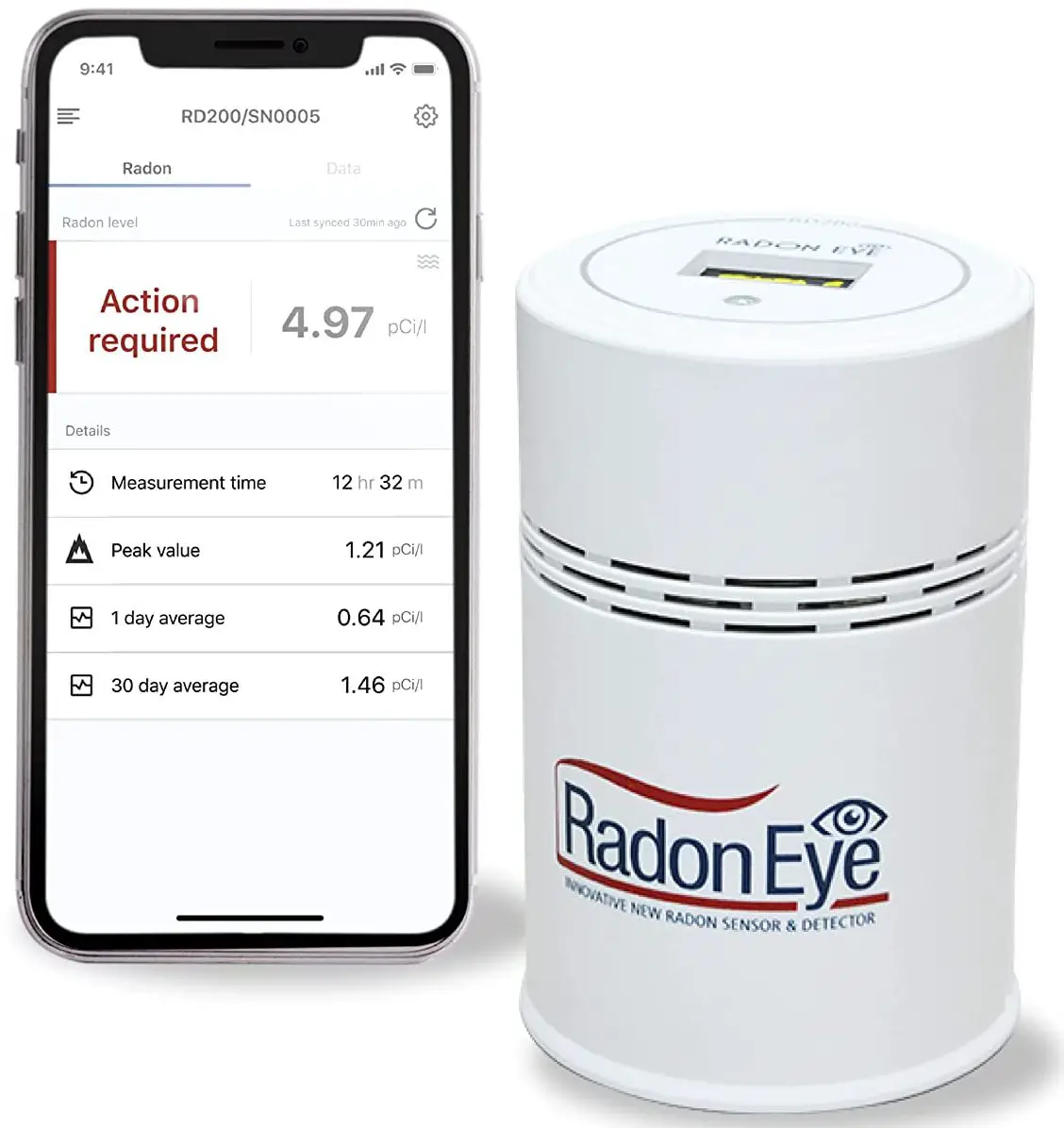 Ecosense RD200 RadonEye Home Radon Detector-fig1