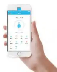 SUNSKY F11S Smart Fingerprint Password Lock Office Apartment Graffitu Bluetooth APP Lock 10