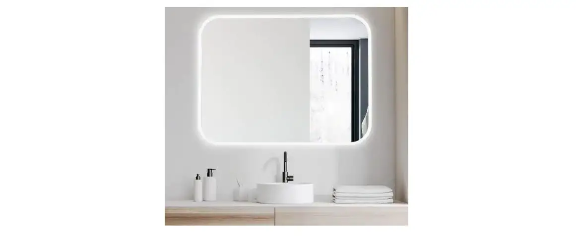 Aoorify Led Bathroom Mirror Wall Mounted 28 X 36 Inch Dimmable Anti Fog Vanity Mirror User Guide