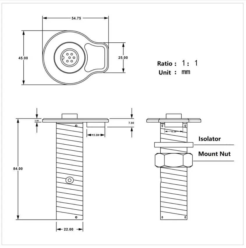 VISSONIC-VIS-GSK-F-Flush-Mount-Gooseneck-Microphone-Base-Fig4