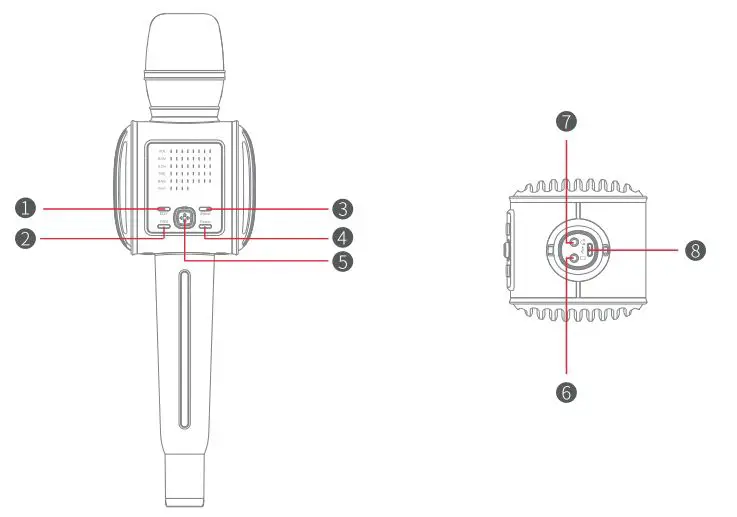 TOSING-G6-Wireless-Karaoke-Microphone-FIG-1