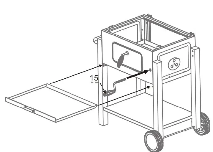 Burns Barkles 014053 Charcoal Grill -FIG 14