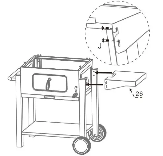 Burns Barkles 014053 Charcoal Grill -FIG 15