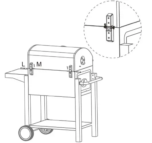 Burns Barkles 014053 Charcoal Grill -FIG 19