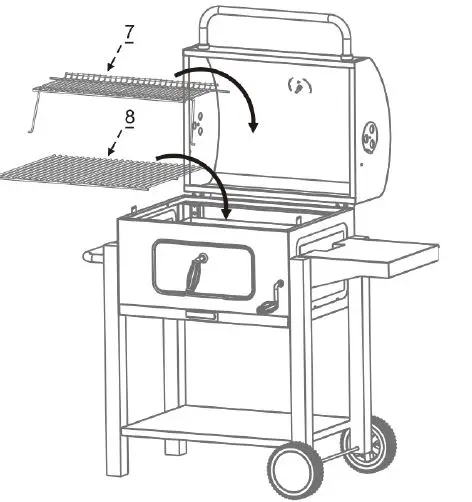Burns Barkles 014053 Charcoal Grill -FIG 20