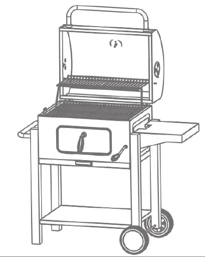 Burns Barkles 014053 Charcoal Grill -FIG 21