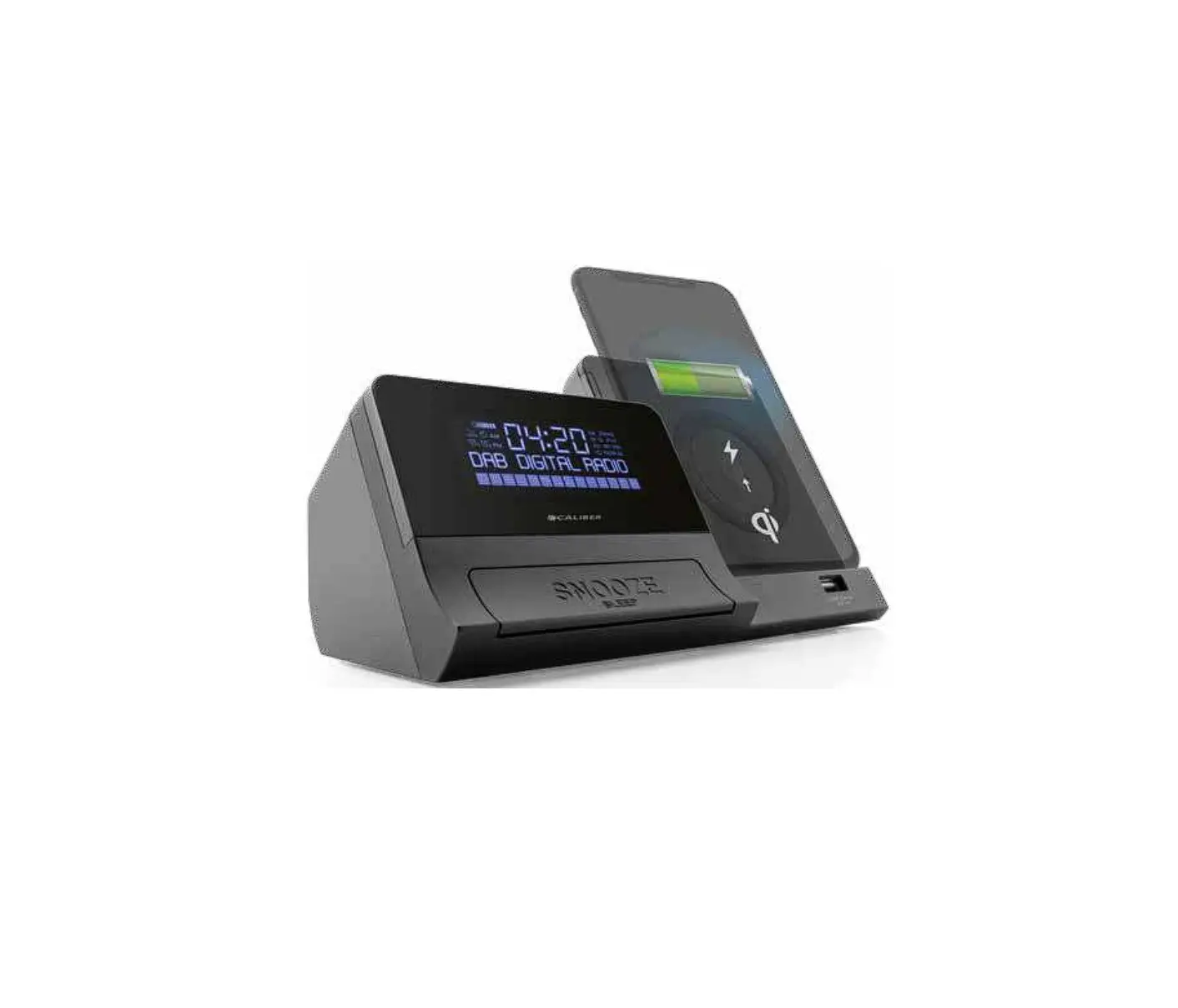 Caliber Hcg012qidab-bt Alarm Clock Radio Instruction Manual