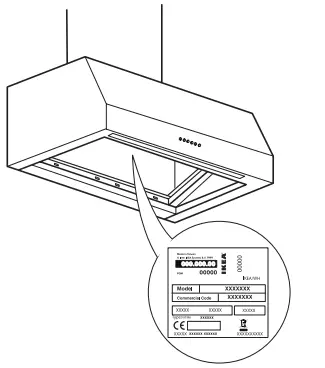 IKEA Uppfriskande Wall Mounted Kitchen Fan Stainless Steel Paint80 Cm - fig9