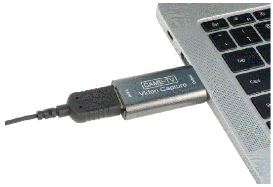 CAME-TV CAME-USB-2.0 Live Streaming Video Capture Adapter 4K Input 1080P Output fig 1