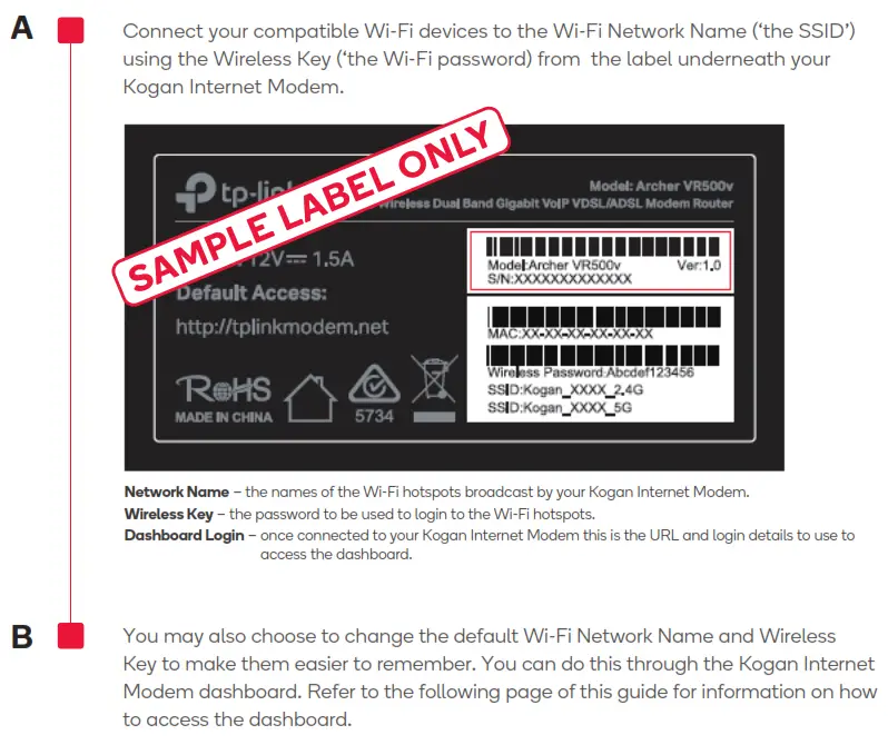 kogan Internet Modem - Wi-Fi