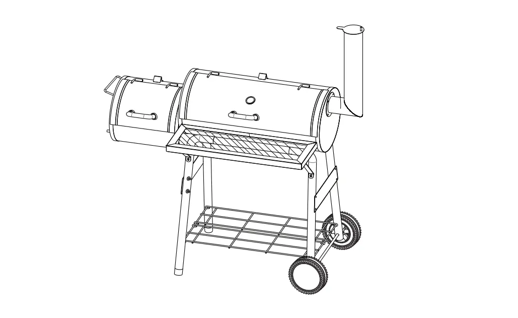 Hortensus Hor-bbqsmo Charcoal Grill Bbq Smoker Owner's Manual Hortensus Hor-bbqsmo Charcoal Grill Bbq Smoker Owner's Manual