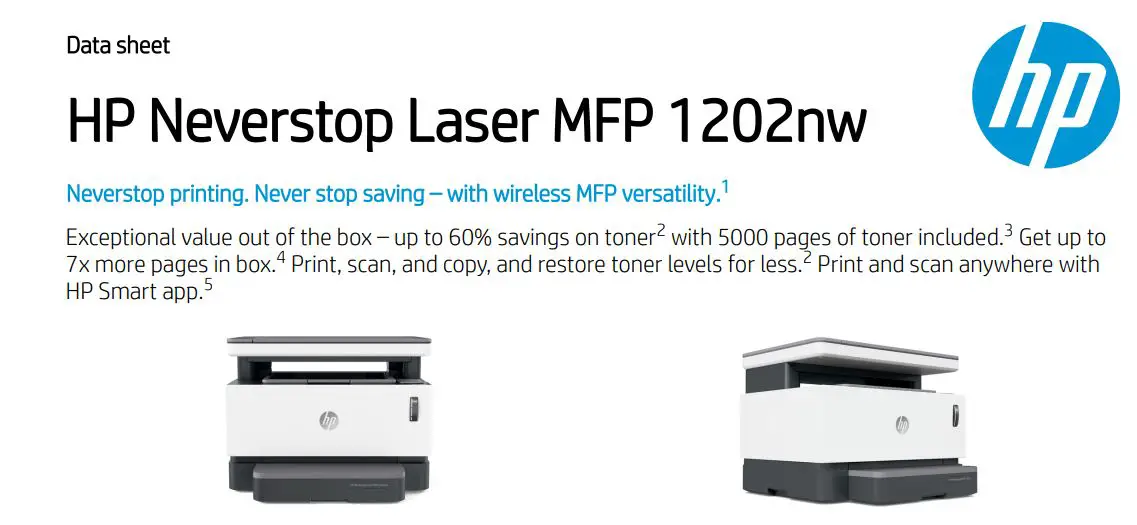hp 5HG93A Neverstop Laser MFP 1202nw User Guide